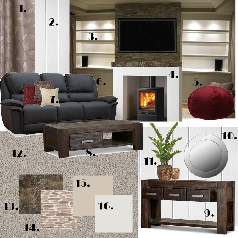 Steel - Living Room Mood Board by KristenB on Style Sourcebook