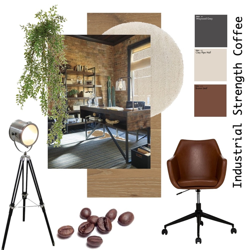 Industrial Strength Coffee Mood Board by Loren Macintyre on Style Sourcebook