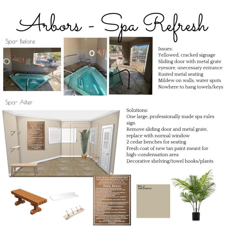 Spa Refresh Sample Board Mood Board by flagchic on Style Sourcebook