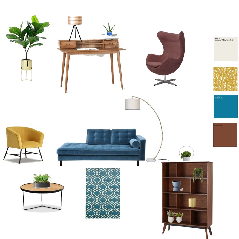 Working from home Mood Board by Sabah on Style Sourcebook