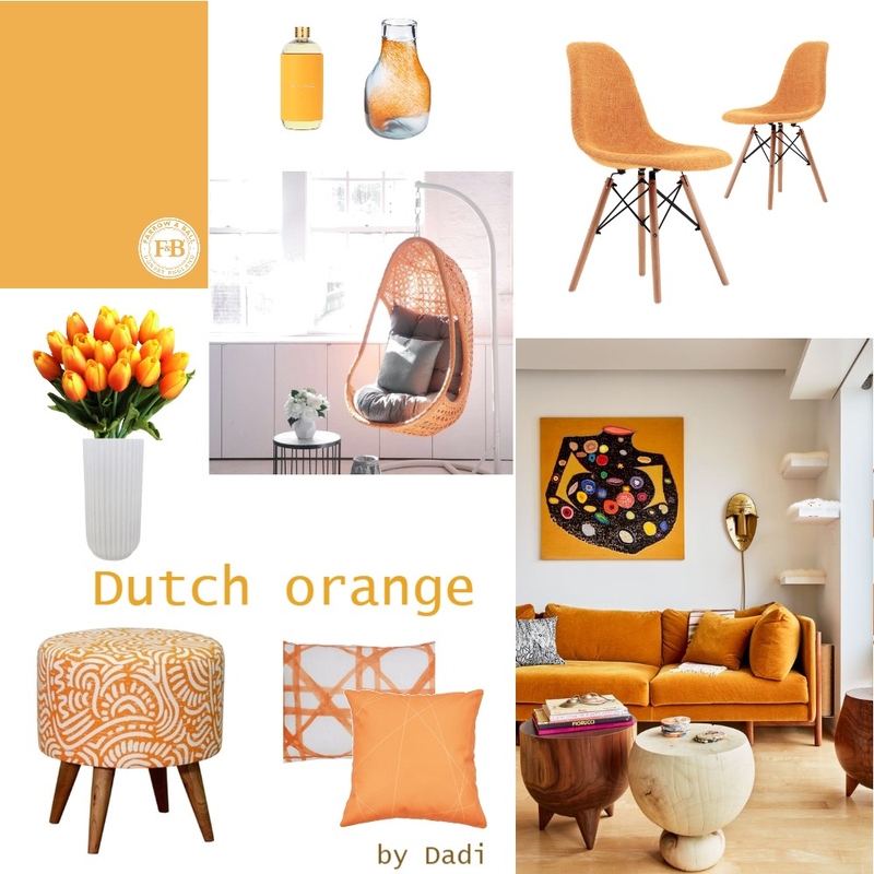 Dutch orange Mood Board by Dadi on Style Sourcebook