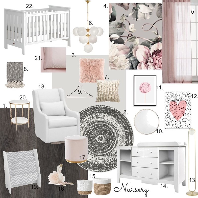 Module10-Nursery Mood Board by olsamia on Style Sourcebook