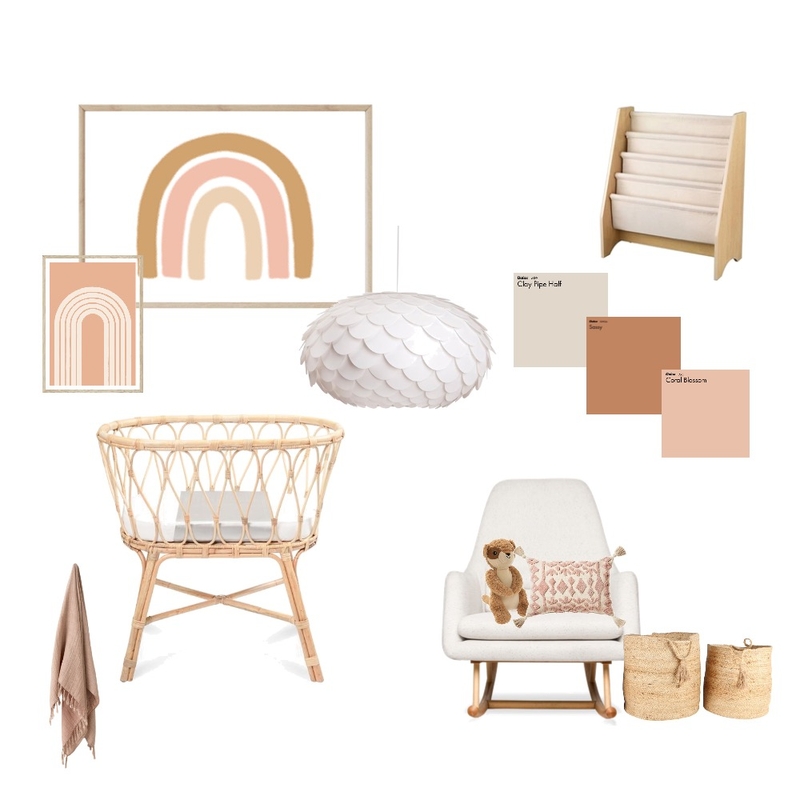 Rainbow boho nursery Mood Board by Stone and Oak on Style Sourcebook