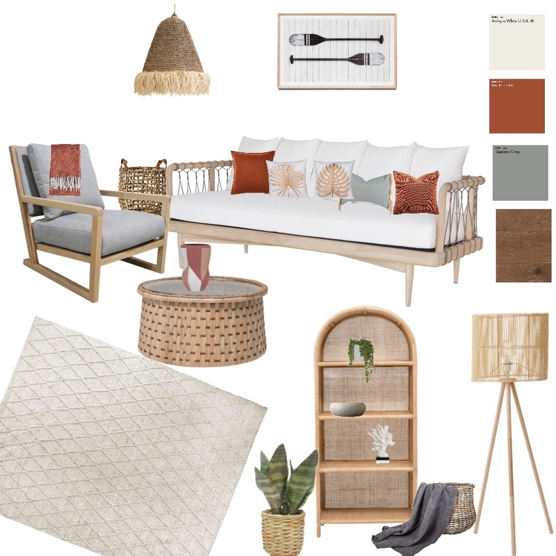 Coastal Living Mood Board by Black Canvas on Style Sourcebook