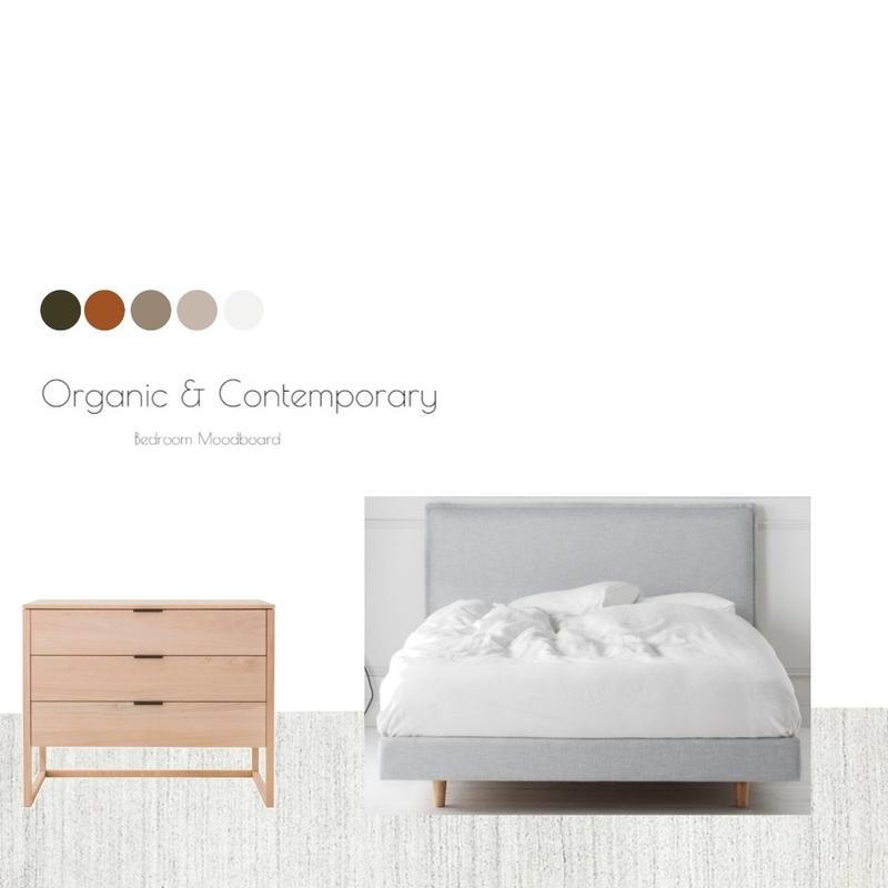 Organic & Contemporary Bedroom Mood Board by Rozina on Style Sourcebook