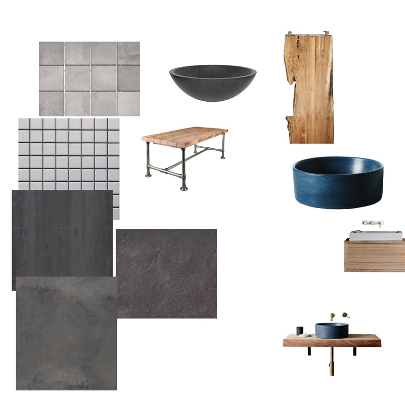 grey bathroom Mood Board by mililobo on Style Sourcebook