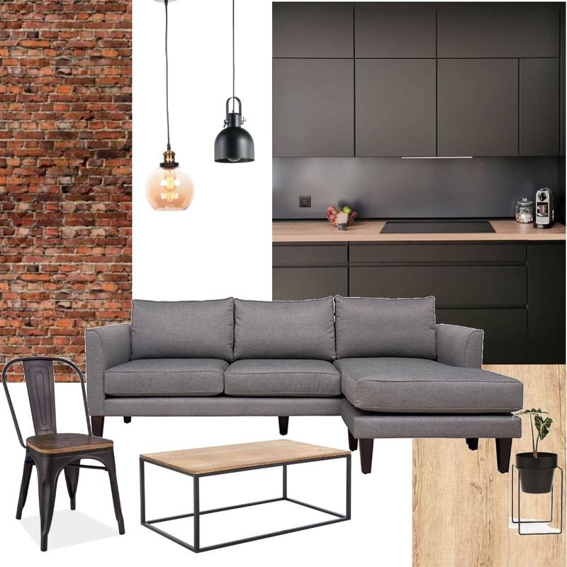 industrial living room Mood Board by Holi Home on Style Sourcebook