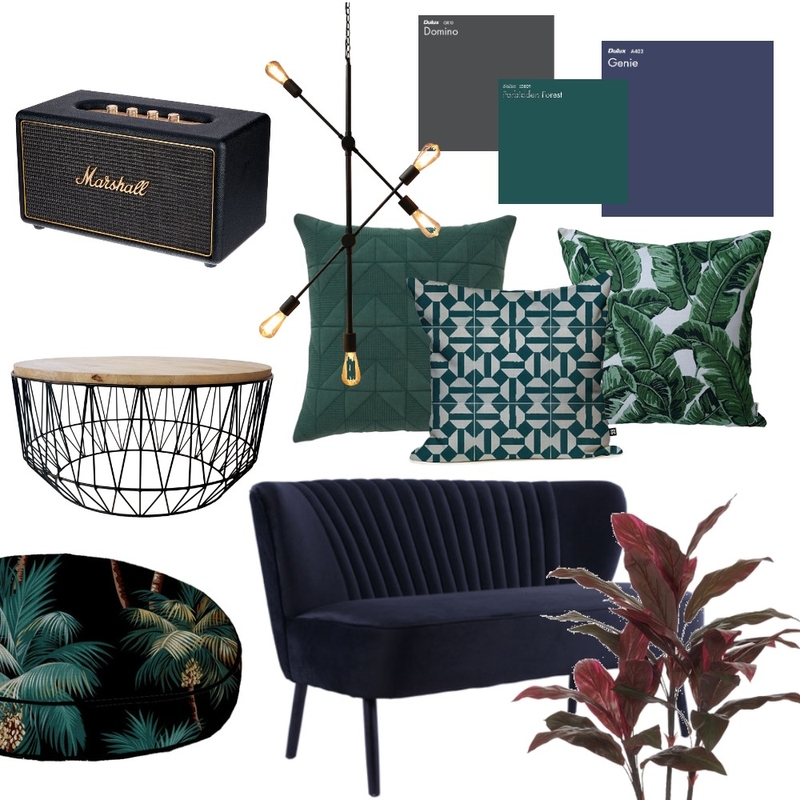 Industrial dark Mood Board by homedecordetails on Style Sourcebook