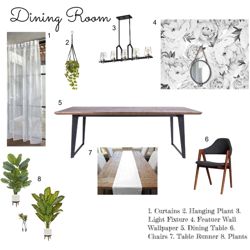 Dining Room Module 9 Mood Board by celesteseaman on Style Sourcebook