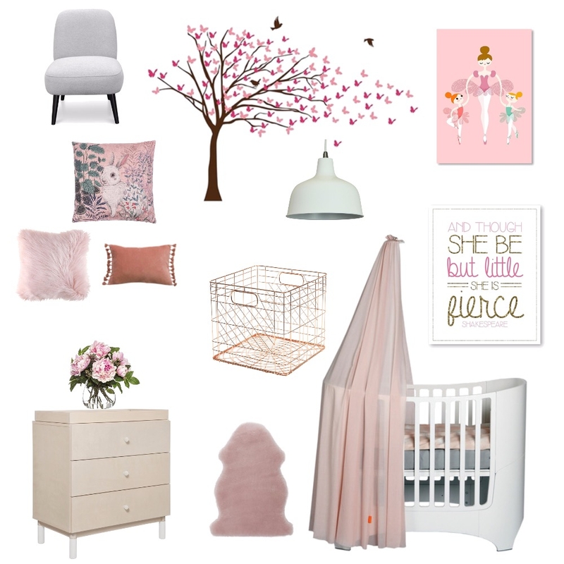 Princess's Nursery Mood Board by Go Figure Creative Designs on Style Sourcebook