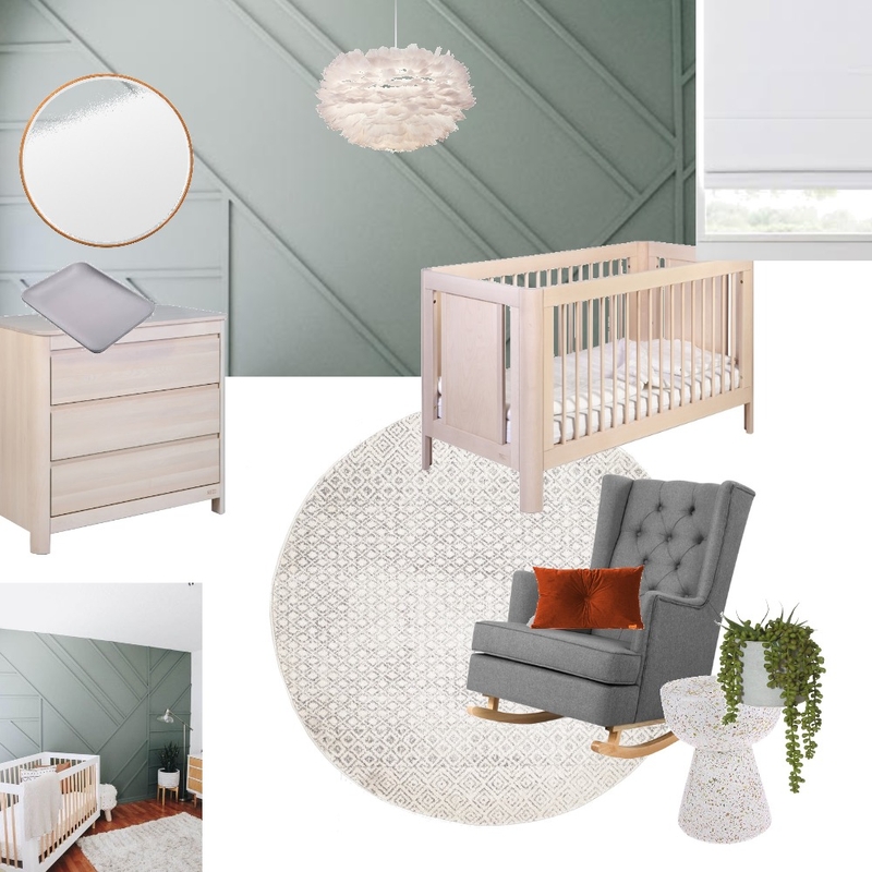 Nursery 2 Green Mood Board by katemac on Style Sourcebook