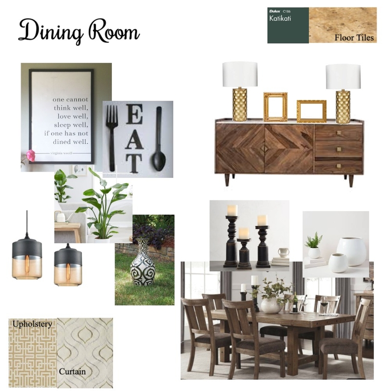 Dining Room IDI Mood Board by Millie on Style Sourcebook