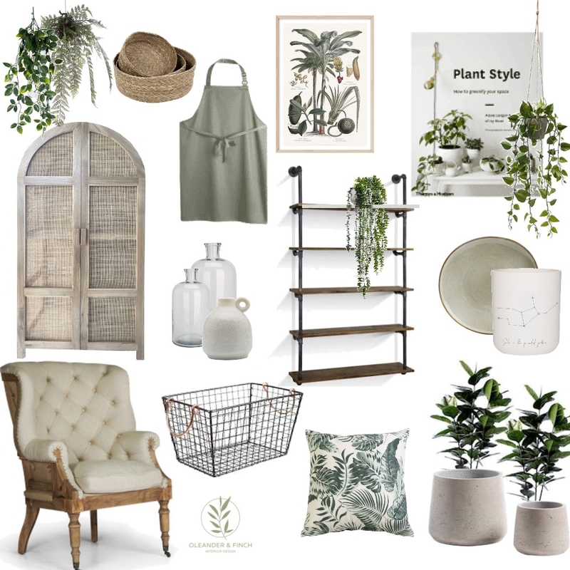 Botanic farmhouse Mood Board by Oleander & Finch Interiors on Style Sourcebook