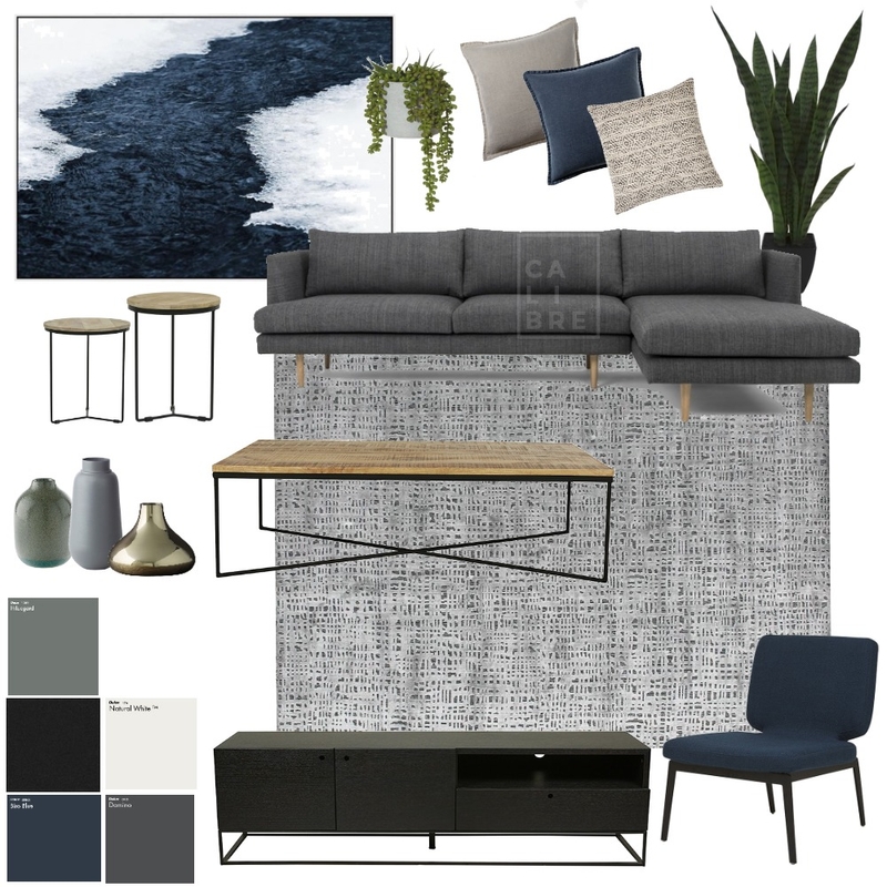 Steve's Living Room Mood Board by TLC Interiors on Style Sourcebook