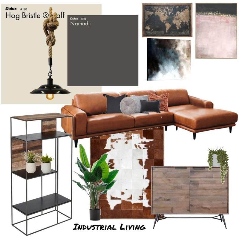 Industrial Living Mood Board by Katherine_Lizzie on Style Sourcebook