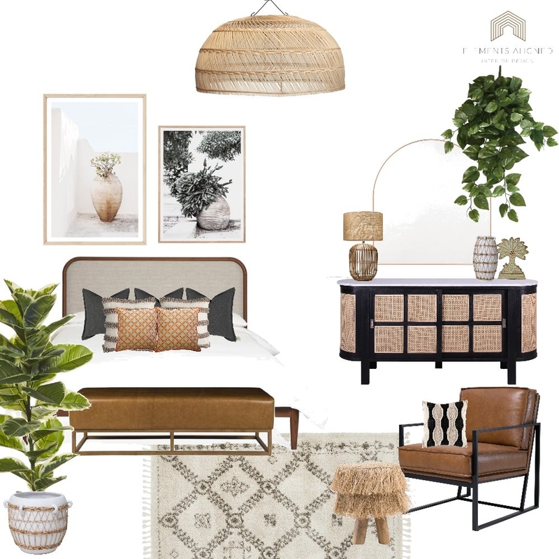 tropo bedroom vibes Mood Board by Elements Aligned Interior Design on Style Sourcebook