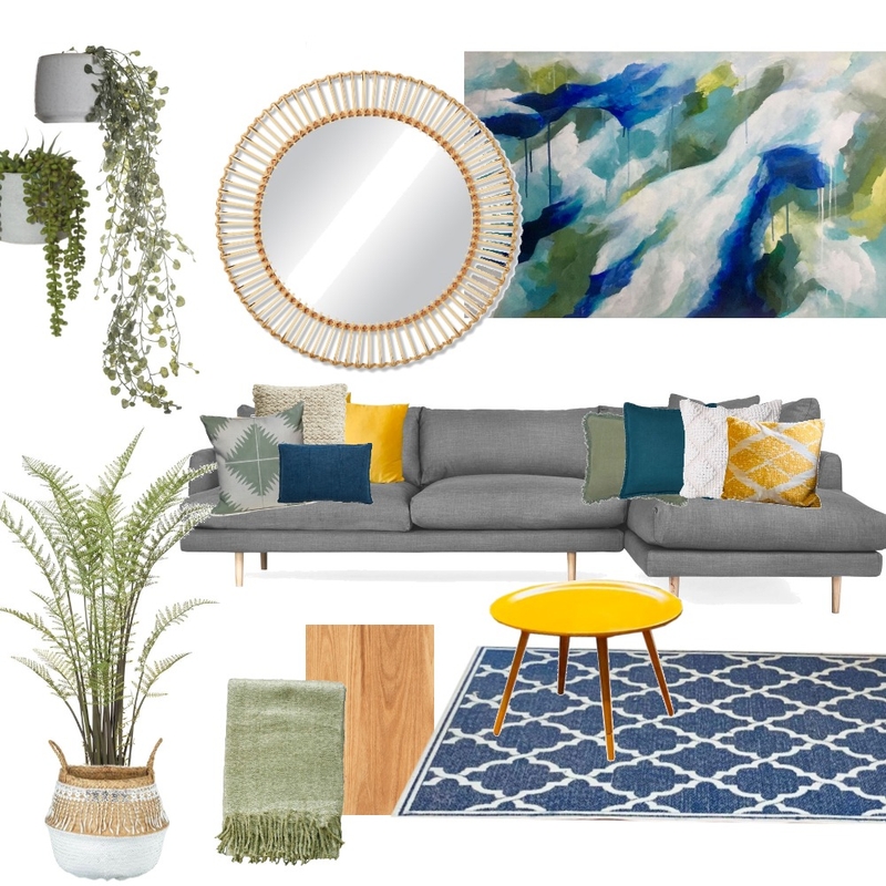 Living Room - Skyfall Mood Board by Tessa Marie Art on Style Sourcebook