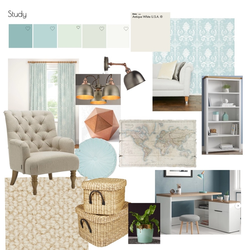 Study Mood Board by Sabrina S on Style Sourcebook