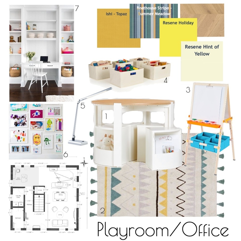 Playroom/Office Room - Assignment 9 Mood Board by ooghedo on Style Sourcebook