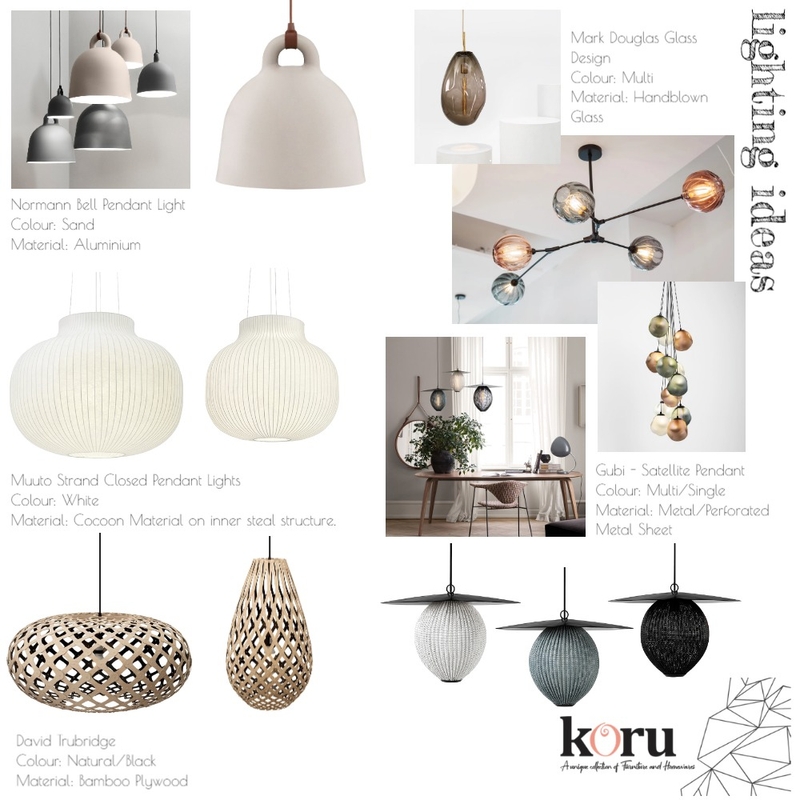 Anne - Lighting Ideas Mood Board by bronteskaines on Style Sourcebook