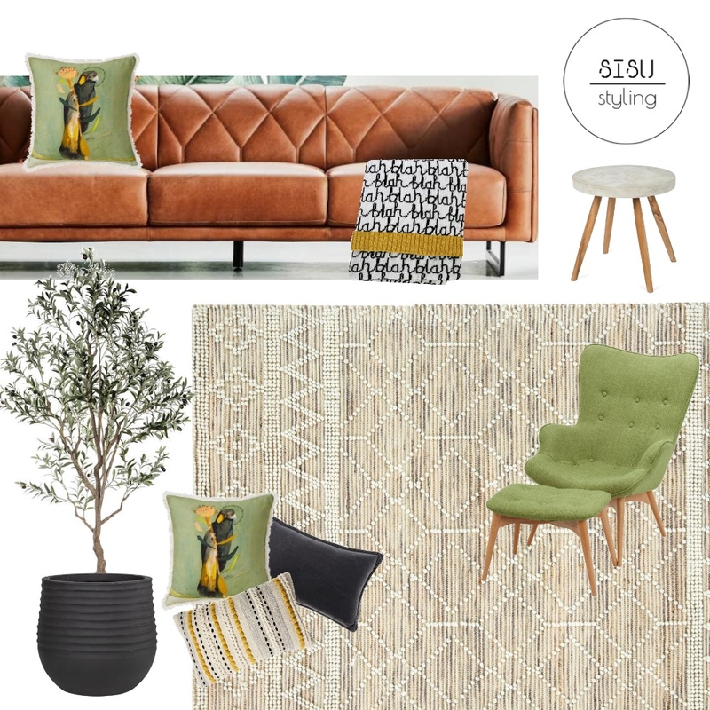 modern green lounge Mood Board by Sisu Styling on Style Sourcebook