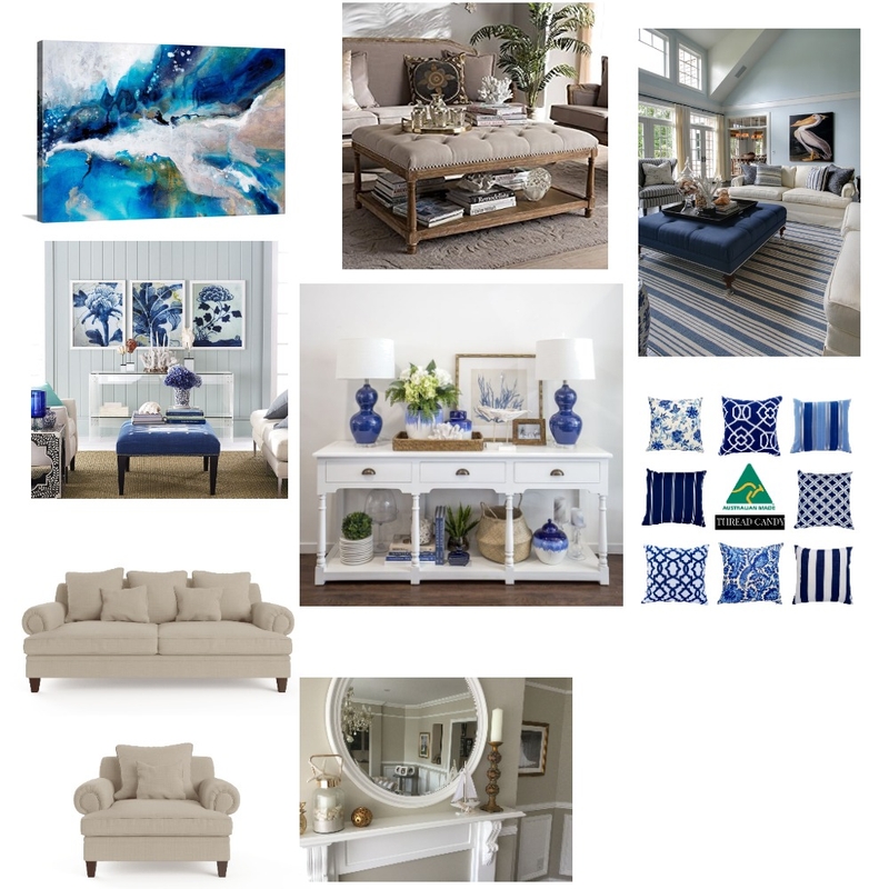 HAMPTONS LIVING ROOM Mood Board by CORNEILSE on Style Sourcebook