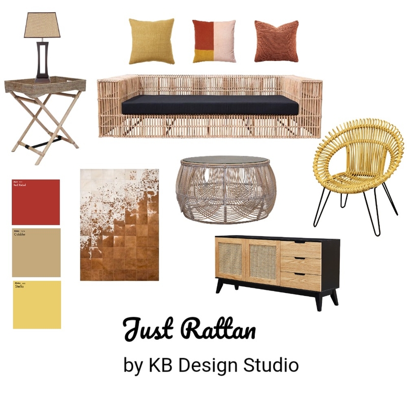 Just Rattan Mood Board by KB Design Studio on Style Sourcebook