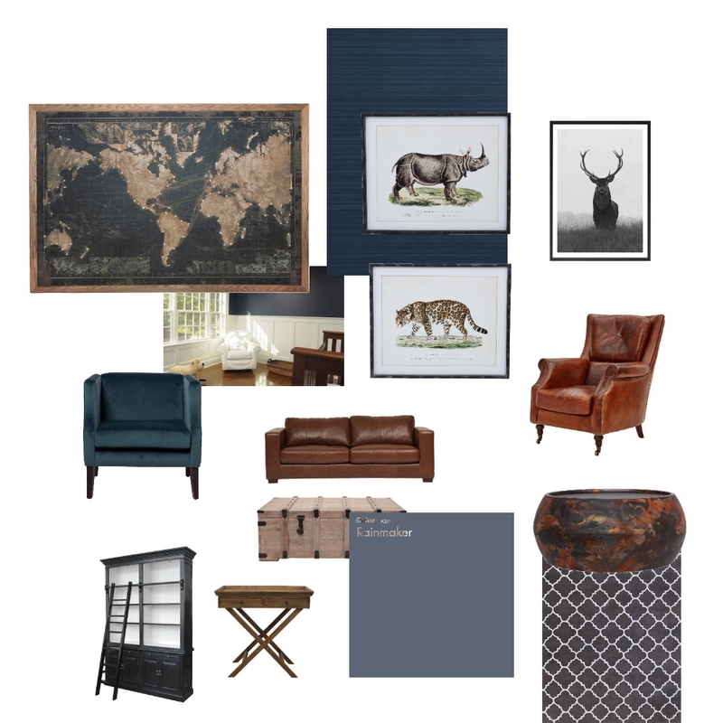 Gentlemen's lounge Mood Board by Julia Ayers on Style Sourcebook