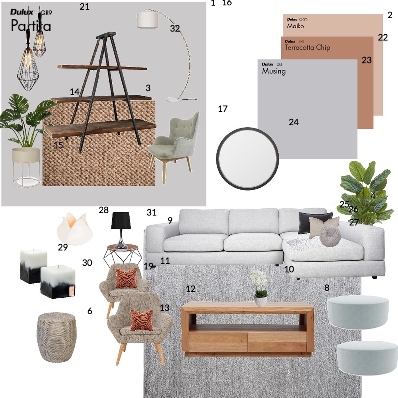 luxe scandinavian Mood Board by Grey Edrosa Interiors on Style Sourcebook