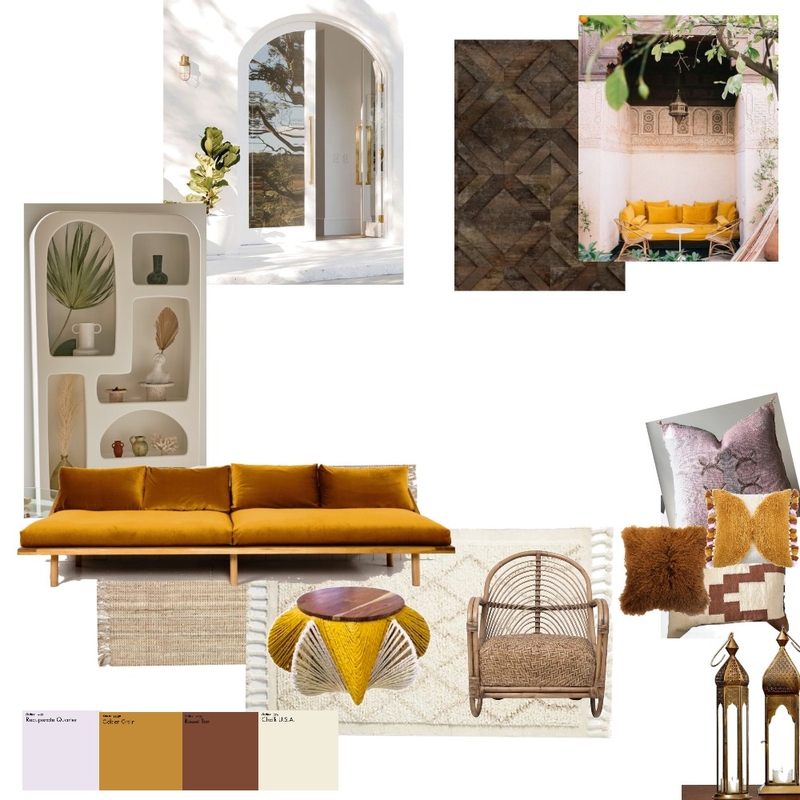 Boho Chic meets Marrakech Mood Board by House of Halo & Fitz on Style Sourcebook