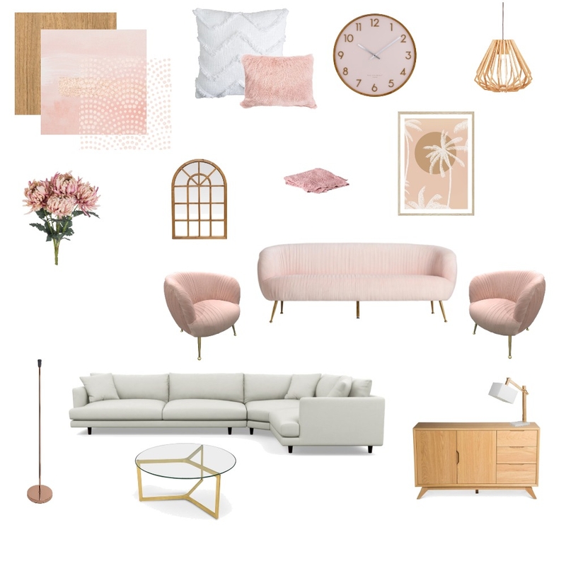 Pink Decor Room Mood Board by Sarah Selvanayagam on Style Sourcebook