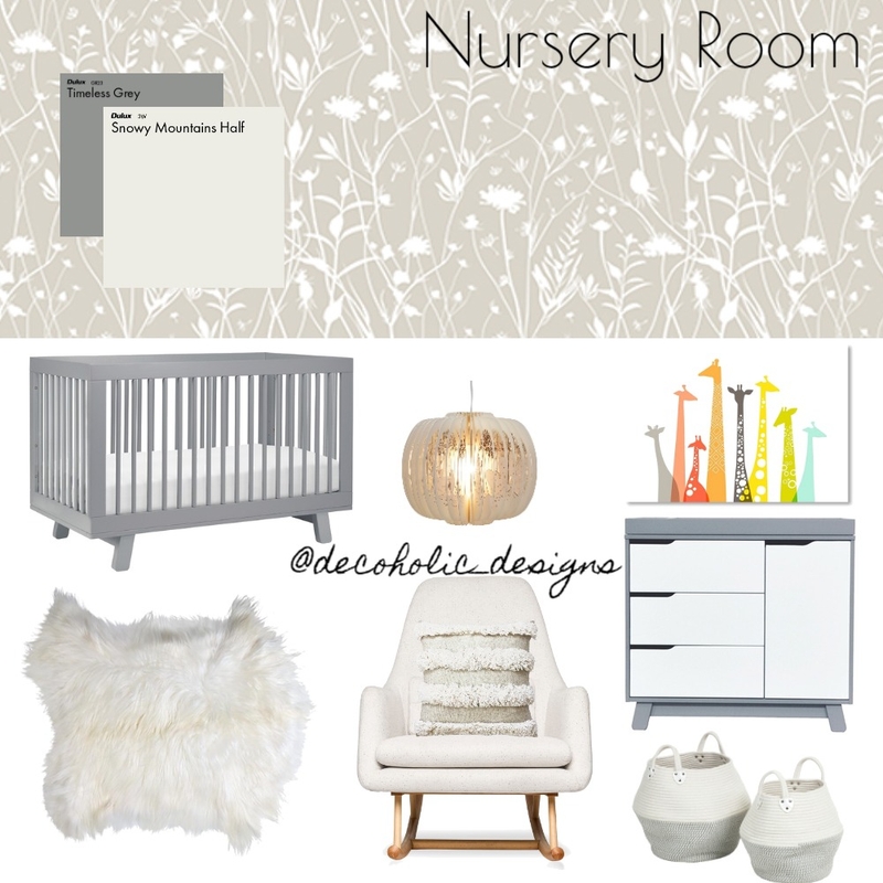 Nursery Mood Board by decoholic designs on Style Sourcebook