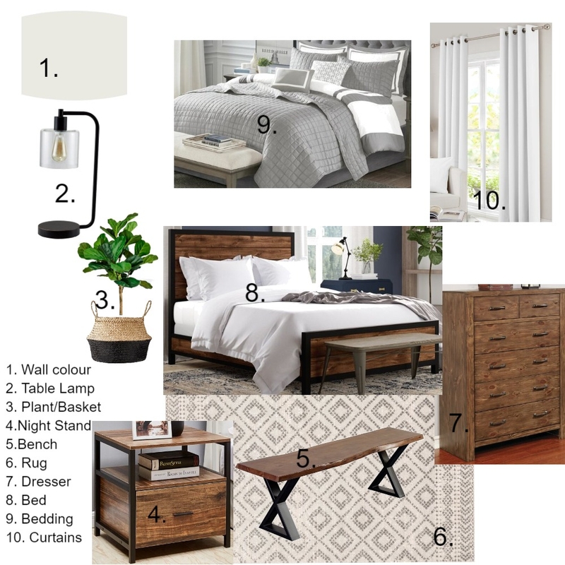 Vanessa Master Bedroom Mood Board by styleyournest on Style Sourcebook