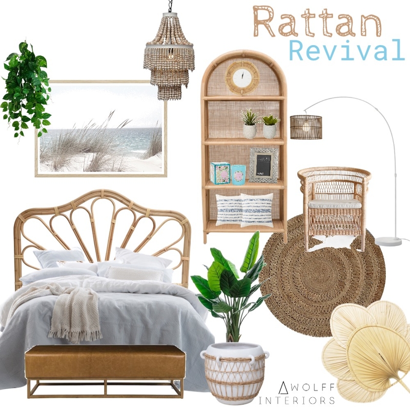 Rattan revival Mood Board by awolff.interiors on Style Sourcebook