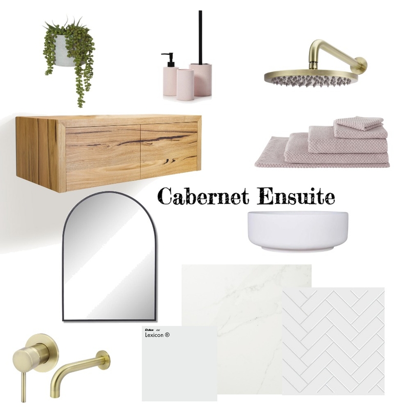 Cabernet Ensuite Mood Board by Pink Boots Renovations on Style Sourcebook