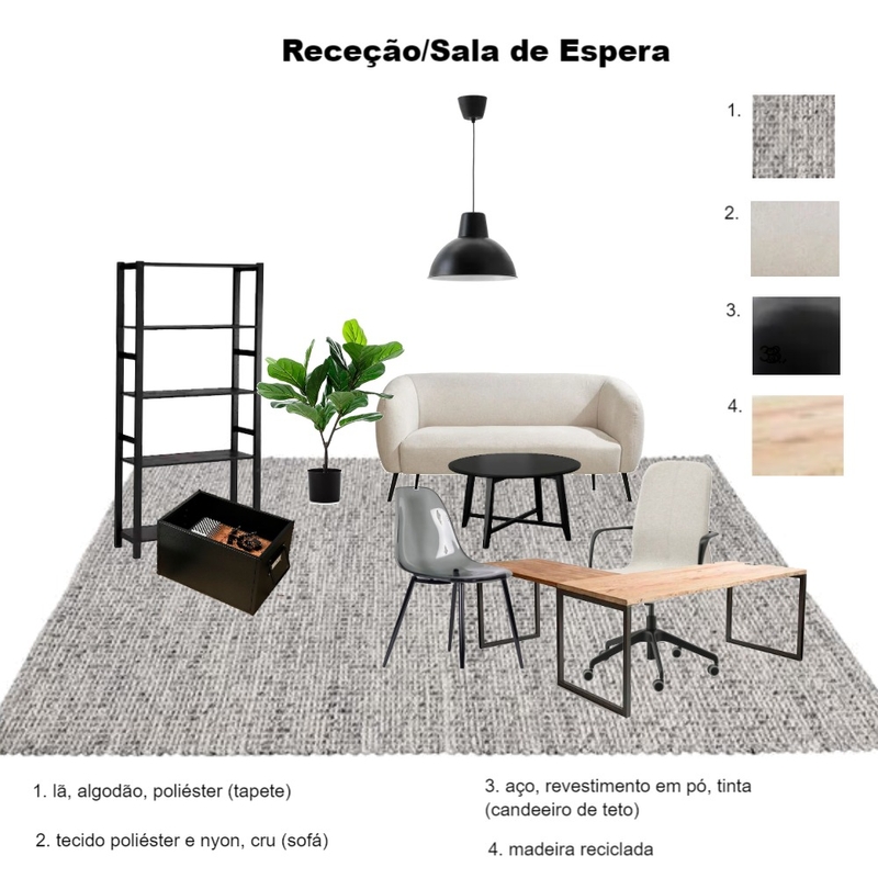 Moodboard Receção e sala de espera - coworking Mood Board by carolina140699 on Style Sourcebook