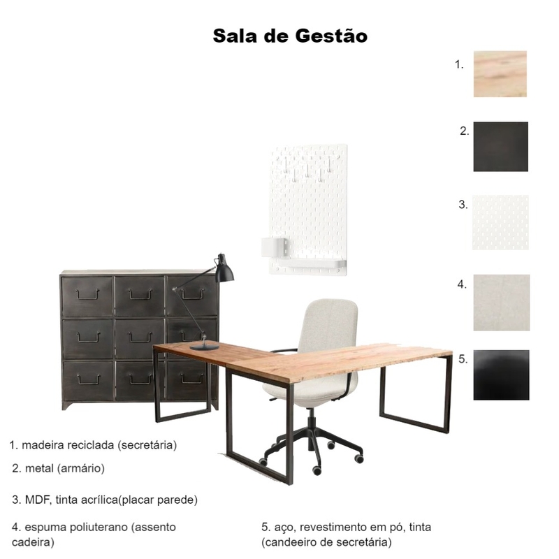 Moodboard sala de gestão - coworking Mood Board by carolina140699 on Style Sourcebook