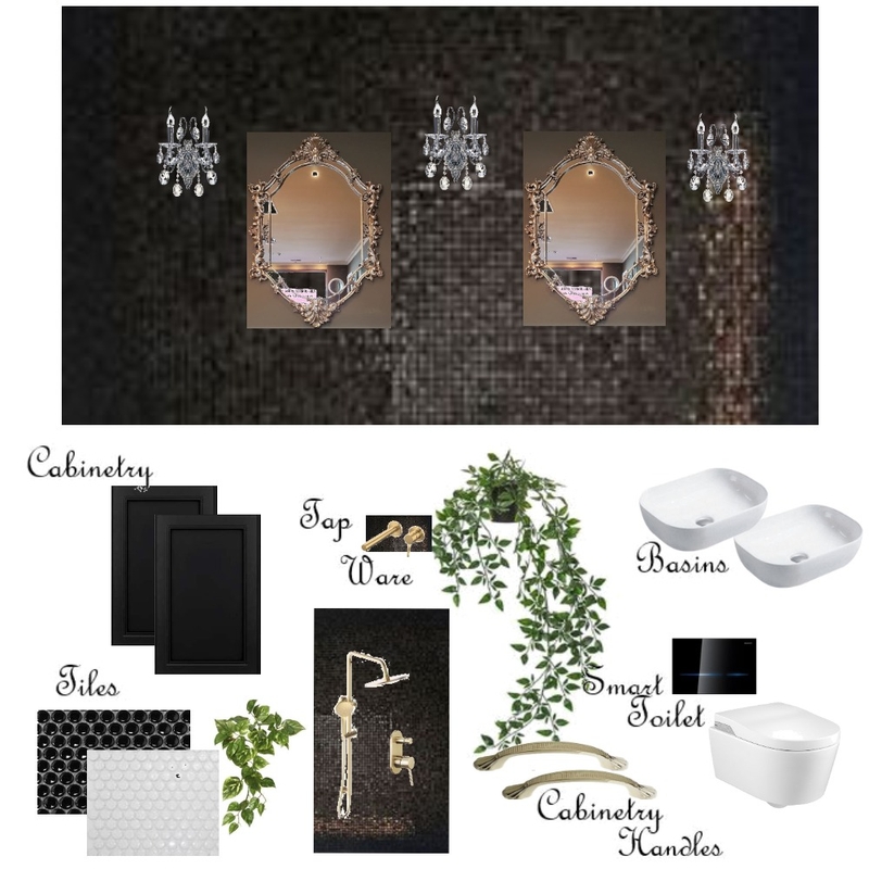 art deco bathroom Mood Board by yvonnefinlan on Style Sourcebook