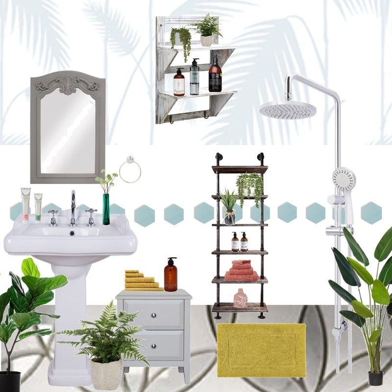 Boho Guest Bathroom Small Mood Board by Mermaid on Style Sourcebook