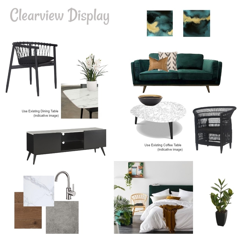 Clearview Display Mood Board by InteriorsWithin on Style Sourcebook