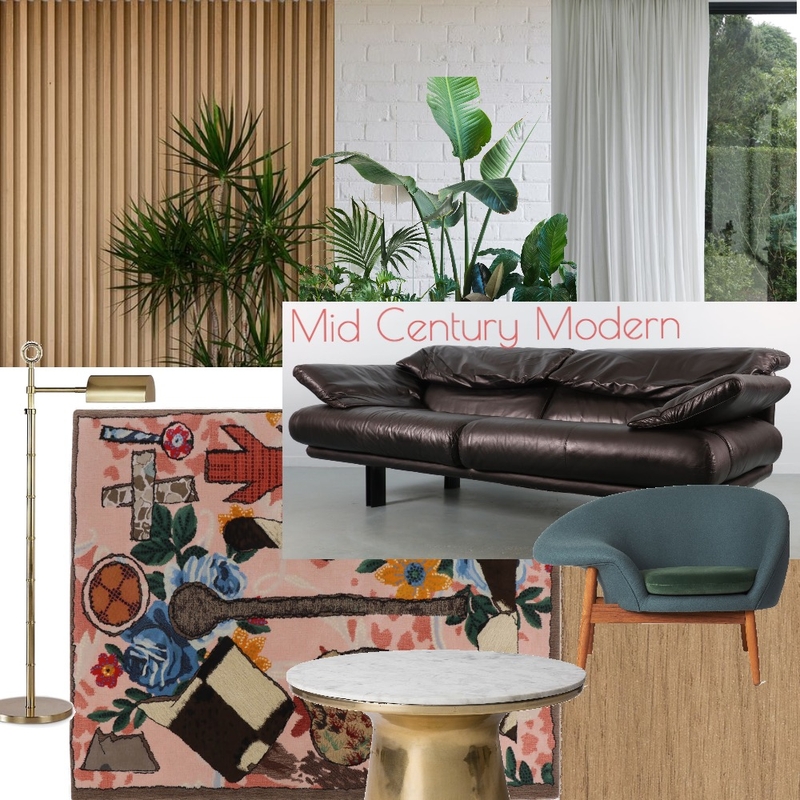 Mid Century Modern Mood Board by wkamffer on Style Sourcebook