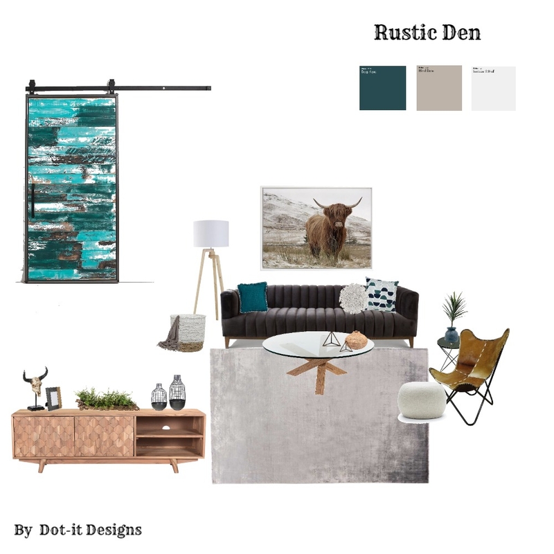 Rustic Den Mood Board by MarquardtJess on Style Sourcebook