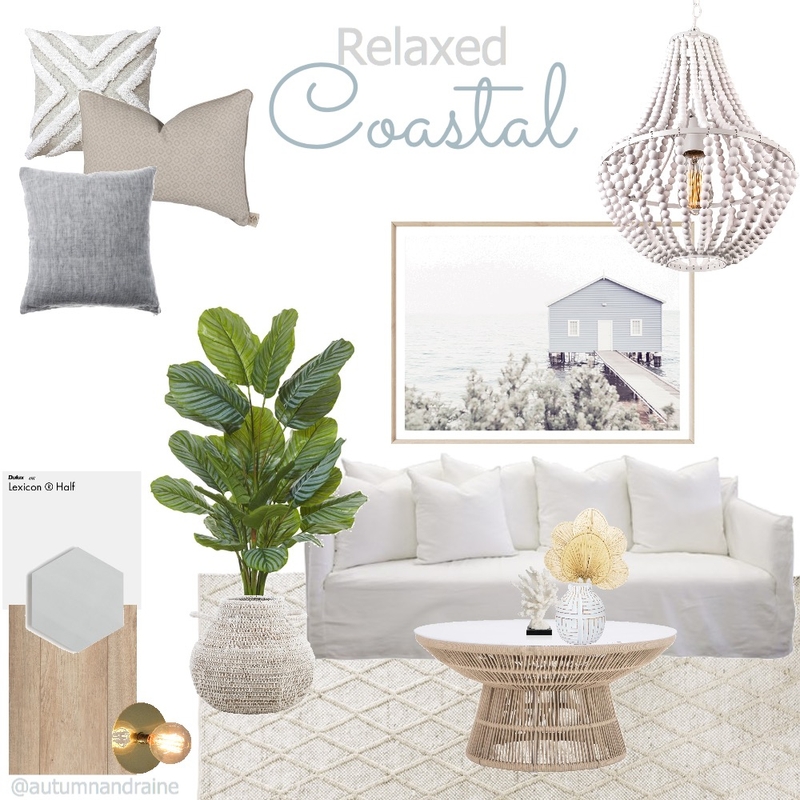 relaxed coastal Mood Board by Autumn & Raine Interiors on Style Sourcebook