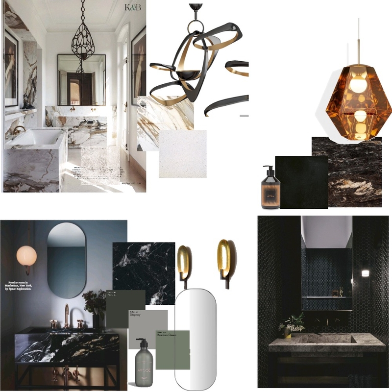 Powder Room Mood Board by becmarson on Style Sourcebook