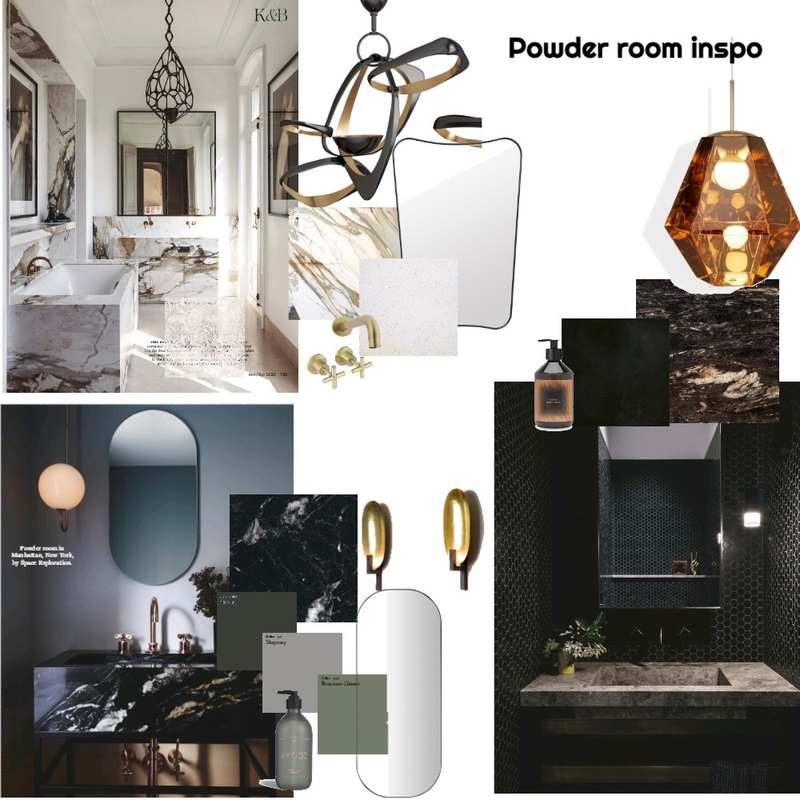 Powder Room Mood Board by becmarson on Style Sourcebook