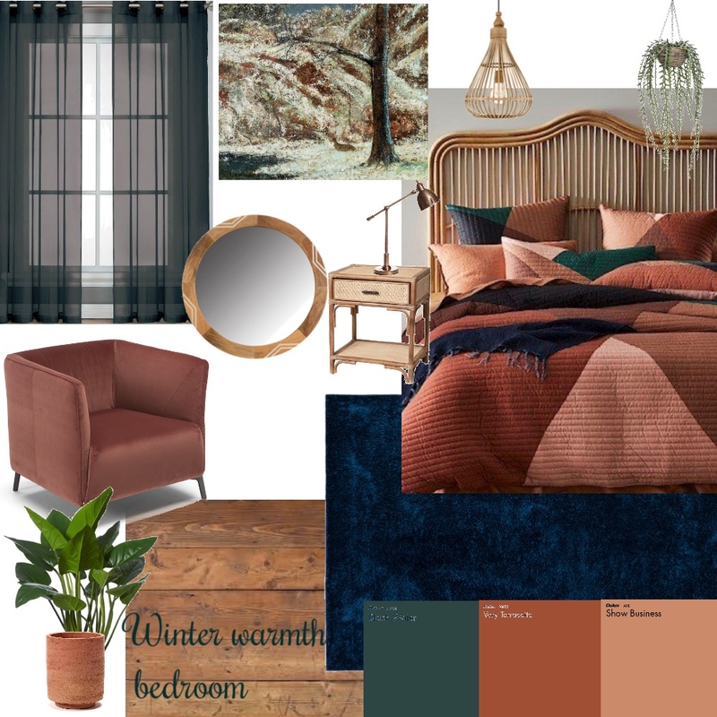 Winter warmth bedroom Mood Board by Complete Harmony Interiors on Style Sourcebook