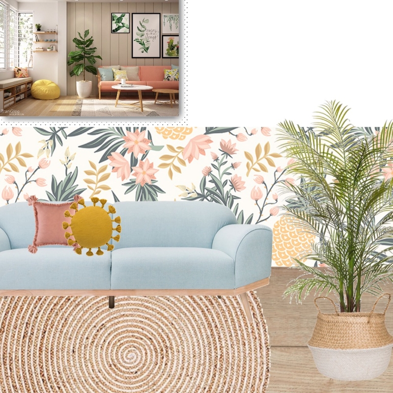 Pastel Tropic Mood Board by __tashlee on Style Sourcebook