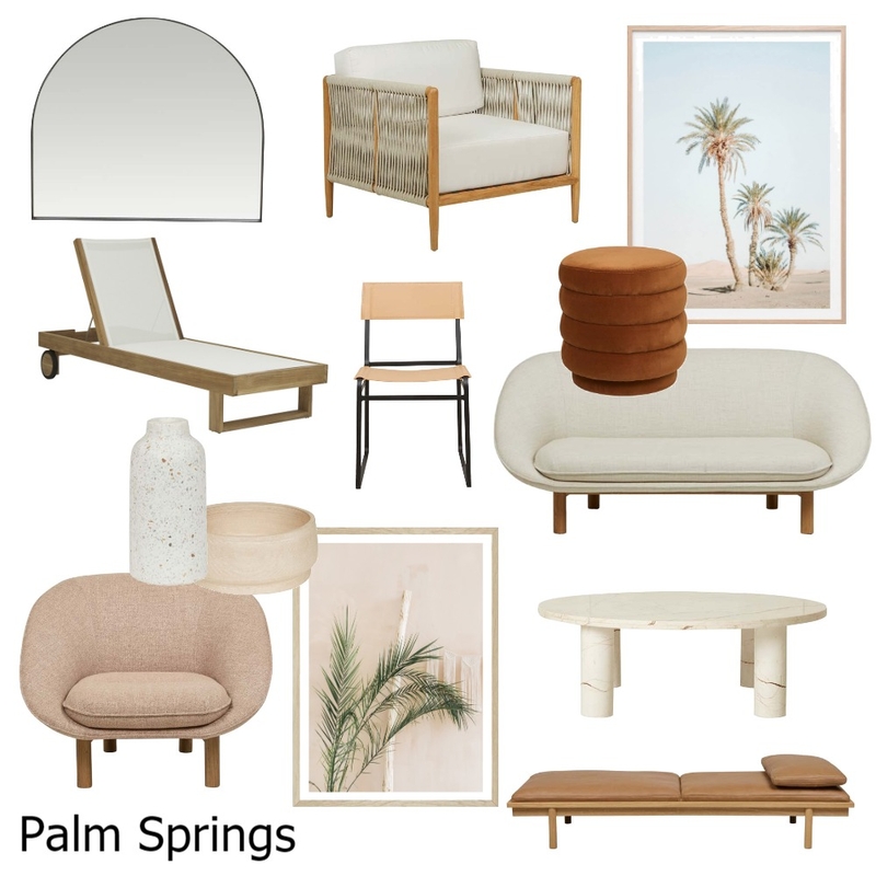 Palm Springs Mood Board by Unearth Interiors on Style Sourcebook