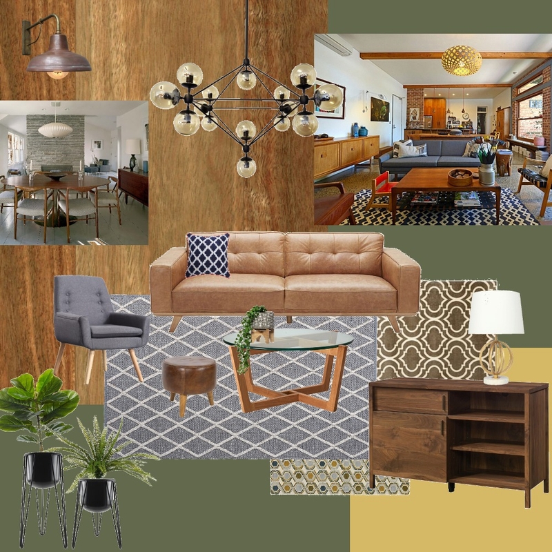 Mid-Century Modern Mood Board by jleetj on Style Sourcebook