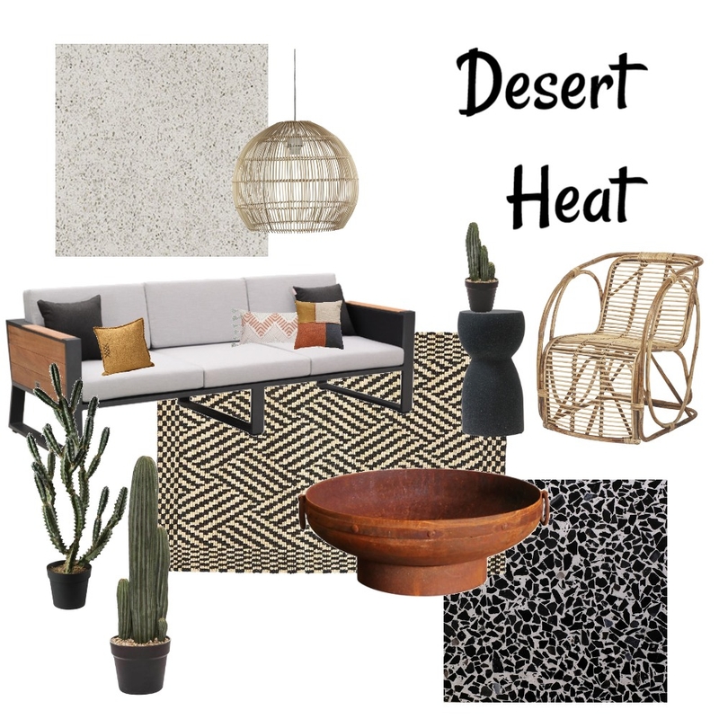 Desert Heat Mood Board by hollyhallwachs on Style Sourcebook